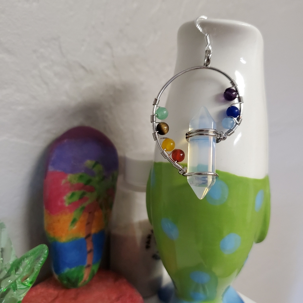 Chakra single earring.